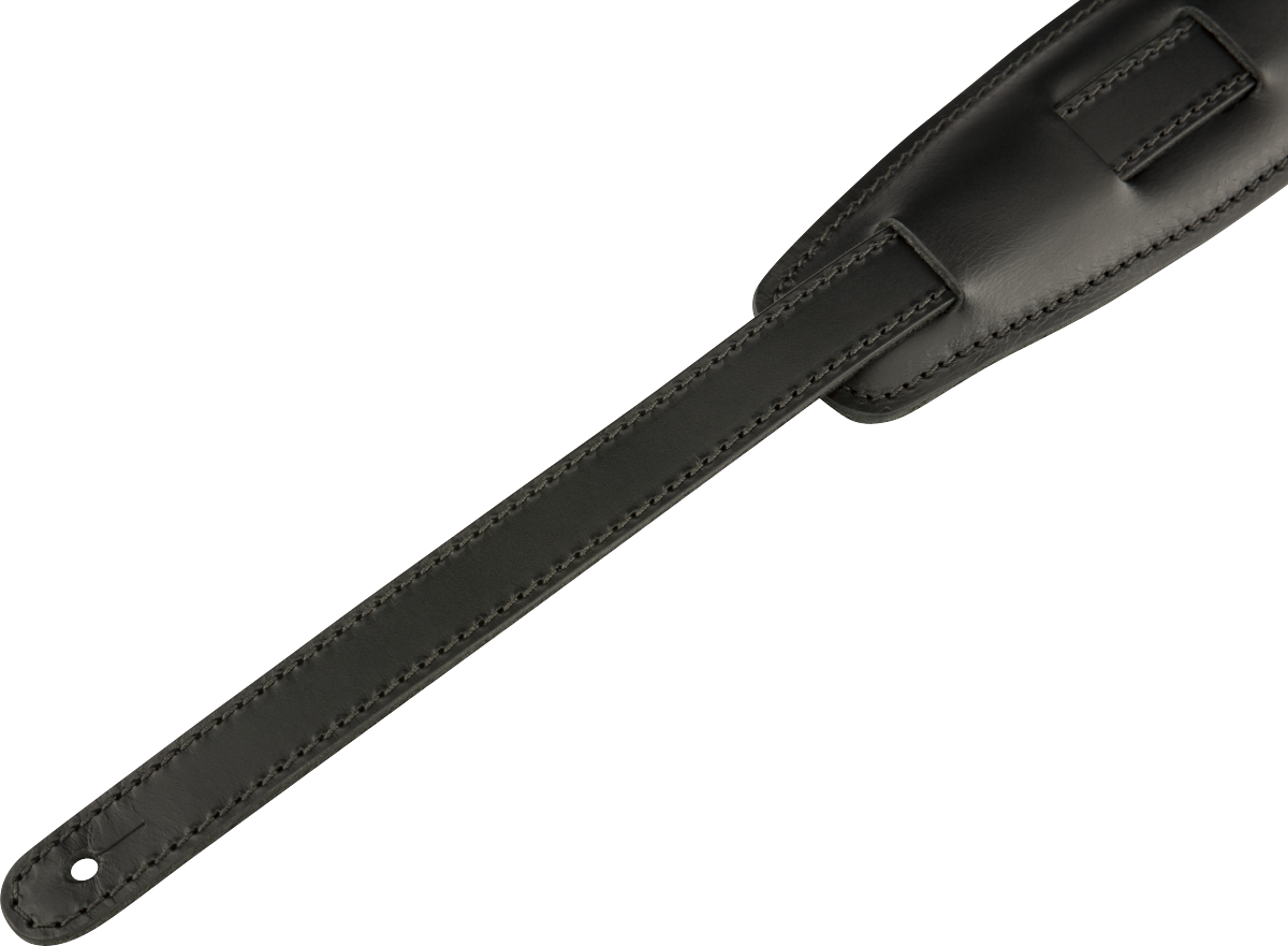 Thaly Fender Correa de Sillín de Cuero Mustang™ - Larga Negra