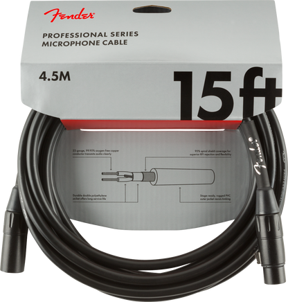 Cable de Microfono Fender Pro 15' Microphone Cable Fender