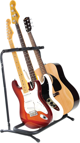 Stand o Base para 3 Guitarras Marca Fender