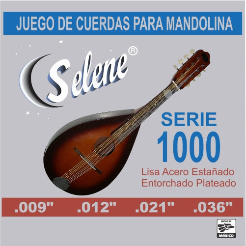 Juego de Cuerdas Selene Mandolina Plateada