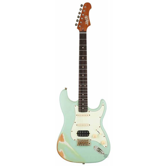 Guitarra Eléctrica Jet JS-400 Relic Sea Foam Green