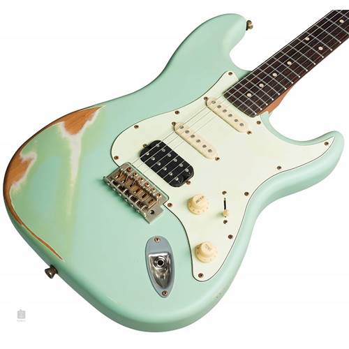 Guitarra Eléctrica Jet JS-400 Relic Sea Foam Green