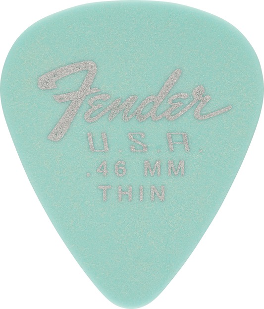 Puasd Fender Dura-tone® Delrin Pick, Forma 351, Paquete de 12 .46 Mm