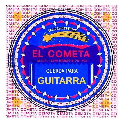 Paquete de 6 Cuerdas Sueltas El Cometa 3a Acero Con Borla