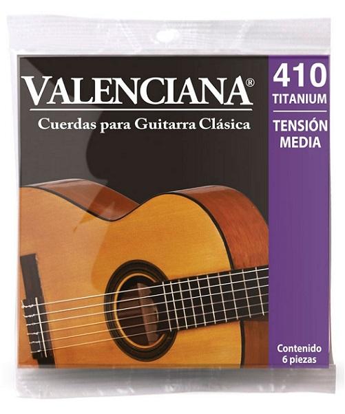 Juego de Cuerdas La Valenciana Guitarra Clásica Nylon Titanio