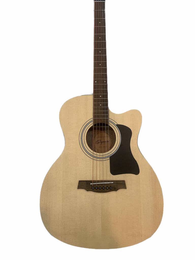 Guitarra Texana Electroacústica Segovia Con Resaque Natural Mate