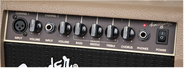 Amplificador Fender Acoustasonic 15 2313700000 N M