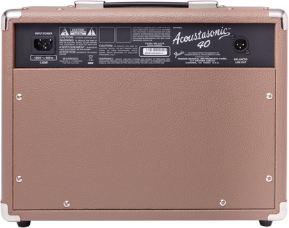 Amplificador para Guitarra Electroacustica Fender Acoustasonic 40