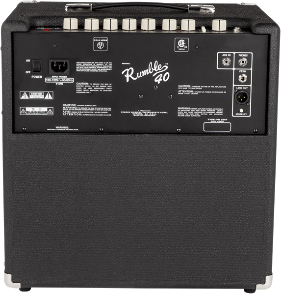 Amplificador para bajo Electrico Fender Rumble 40 2370300000 N M