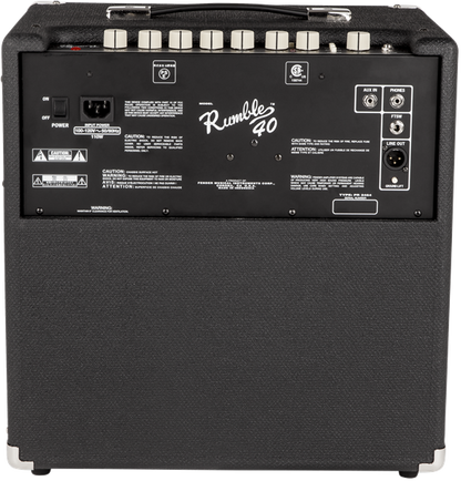 Amplificador para bajo Electrico Fender Rumble 40 2370300000 N M