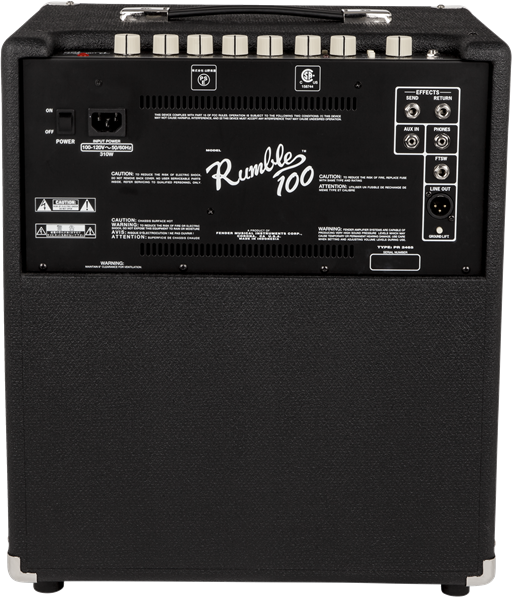 Amplificador para bajo Electrico Fender Rumble 100 2370400000 N M