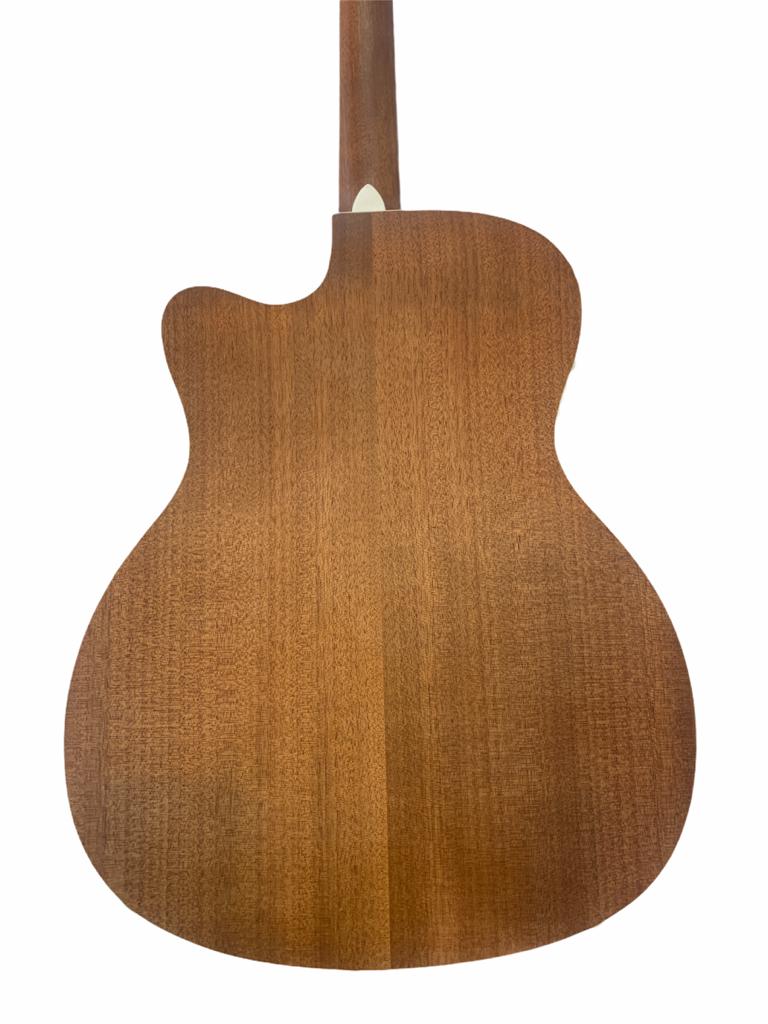 Guitarra Texana Electroacústica Segovia Con Resaque Natural Mate