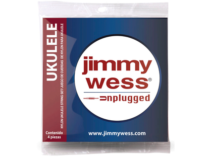 Encordadura Jimmy Wess para Ukulele, Nylon Negro