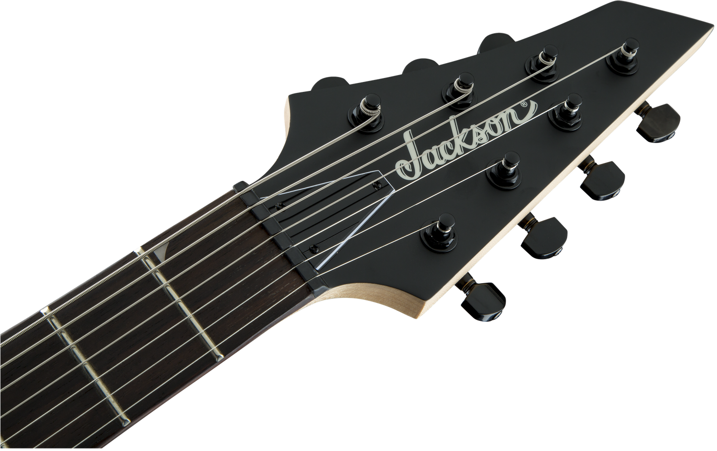 Guitarra Eléctrica Jackson JS22-7 Dinky Arch Top 7 Cuerdas Satin Negra