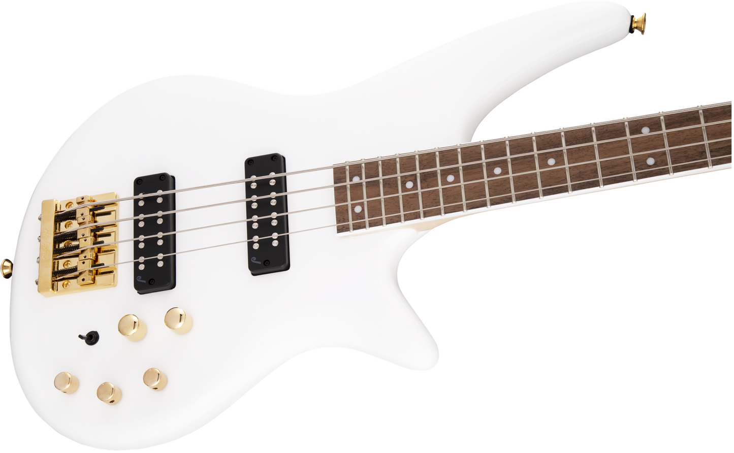 Bajo Eléctrico Jackson JS Series Spectra Bass JS3 Blanco Dorado
