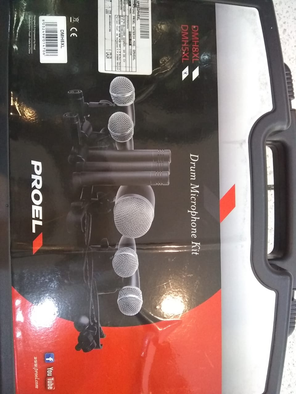 Set para Bateria Marca Proel Mod: Dmh5xl
