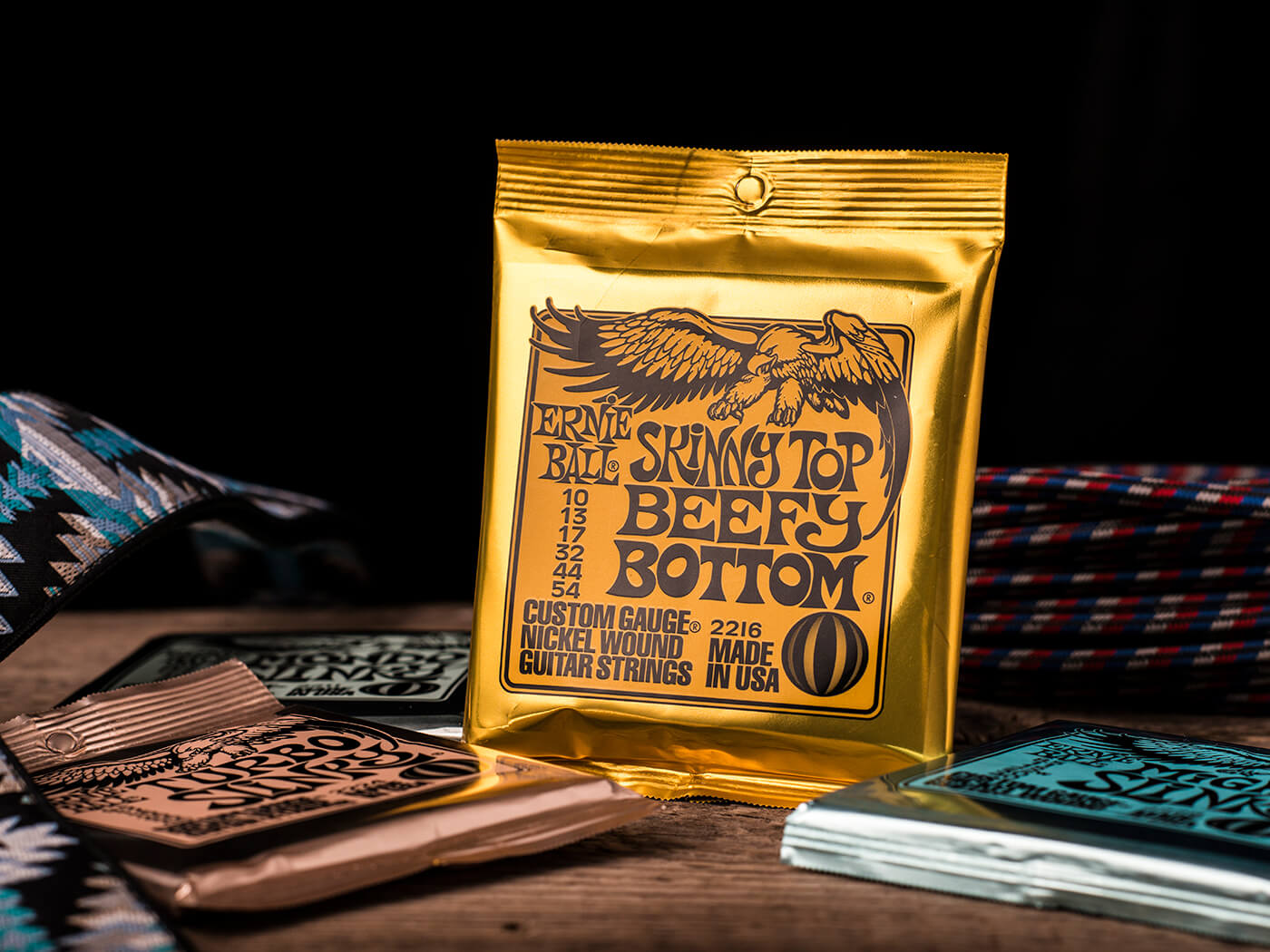 Encordadura Ernie Ball Guitarra Eléctrica Skinny Top Beefy Slinky .010-.054 2216