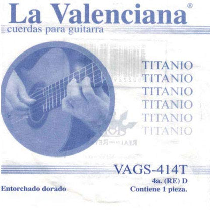 Cuerda Suelta La Valenciana Guitarra Clásica 4a Nylon Titanio