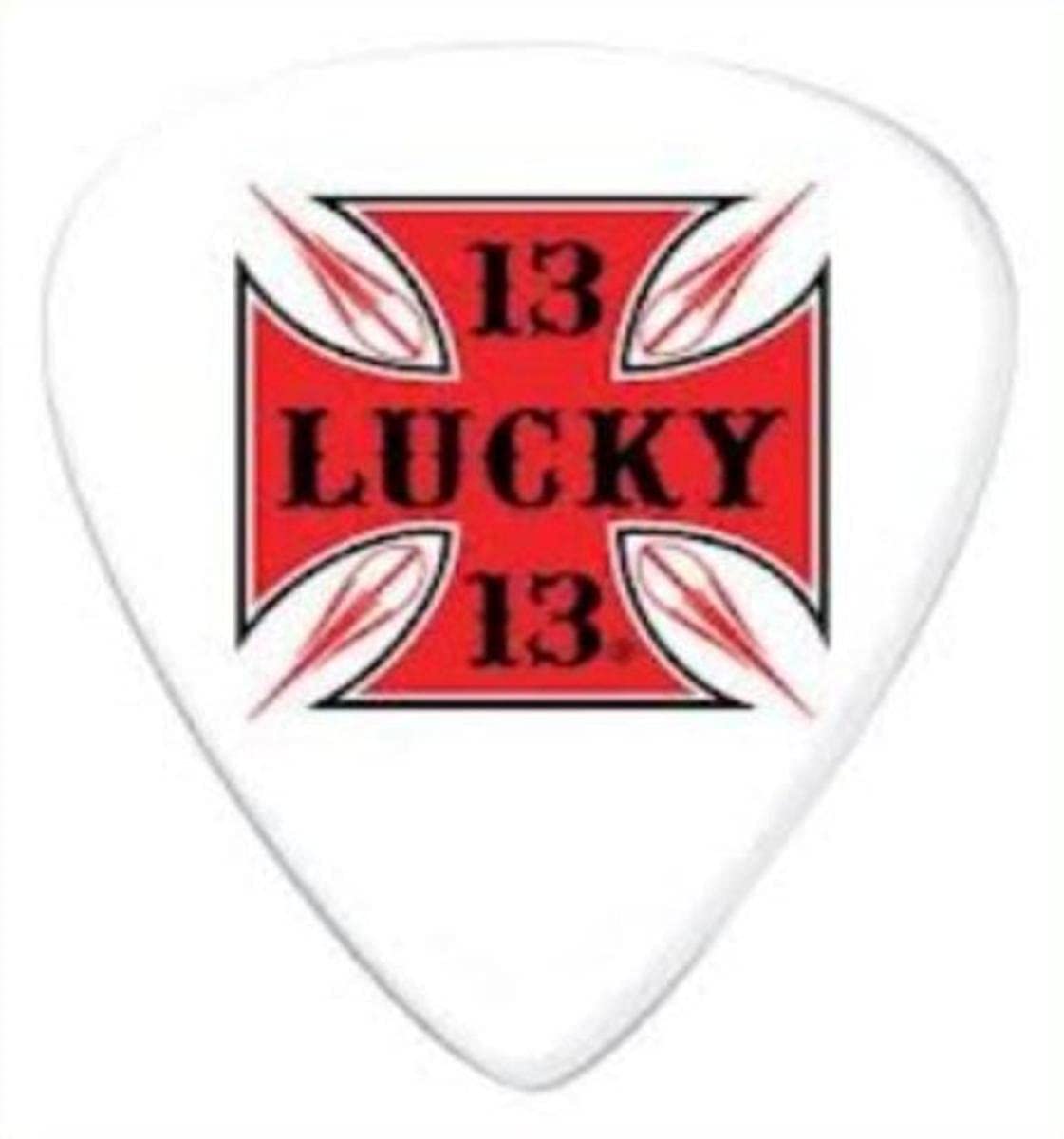 Paquete con 36 Puas Dunlop Lucky 13 Red Cross (36piezas)