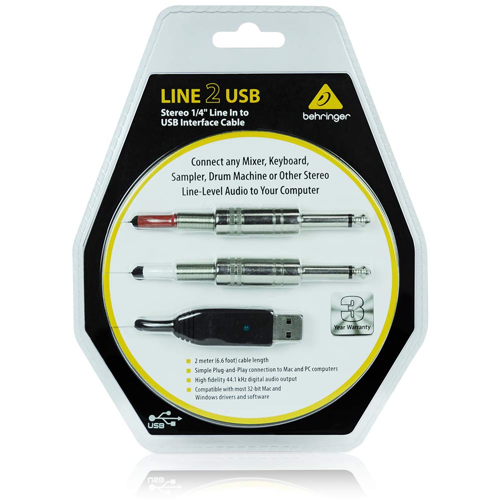 Cable Behringer Interfase Line 2 Usb