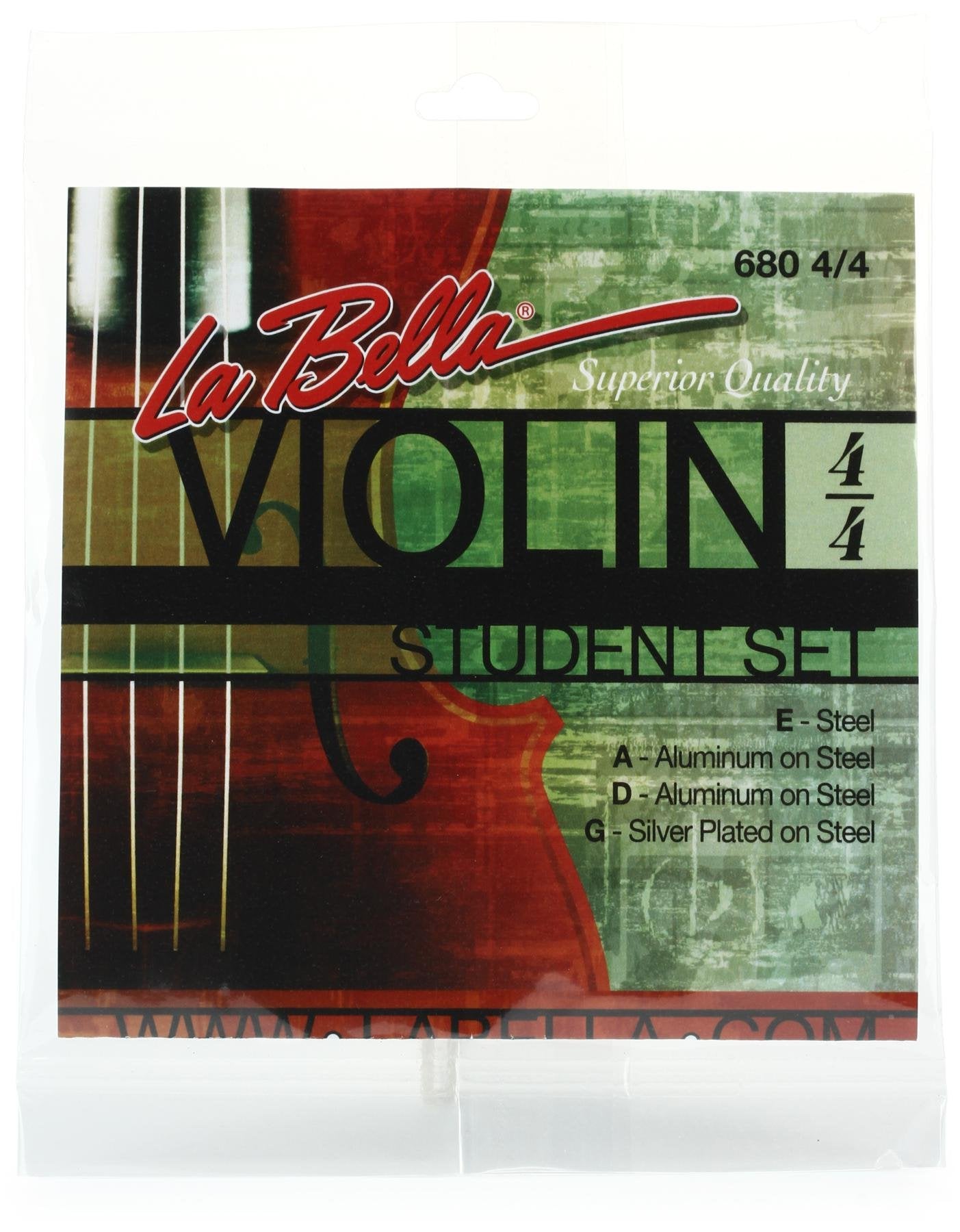 Juego de Cuerdas La Bella Violín 4/4