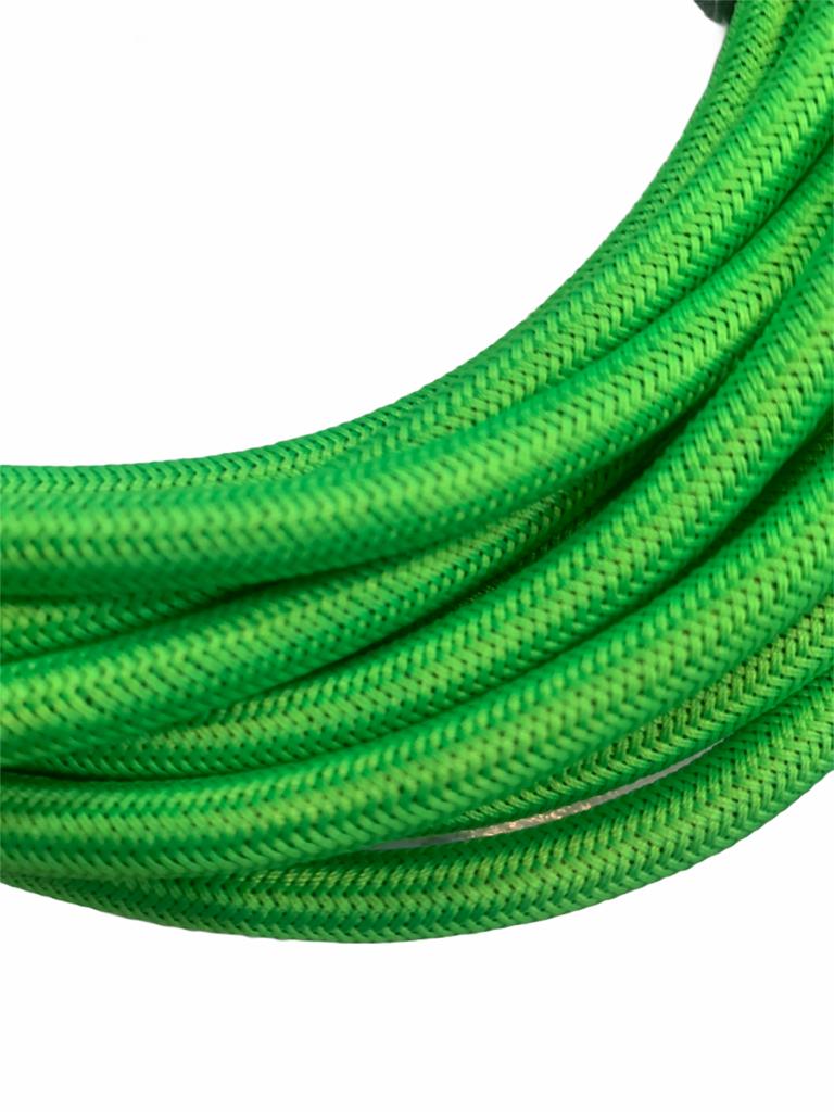 Cable Texturizado para Instrumento Plug 1/4 Strukture Verde Neón 5.7m