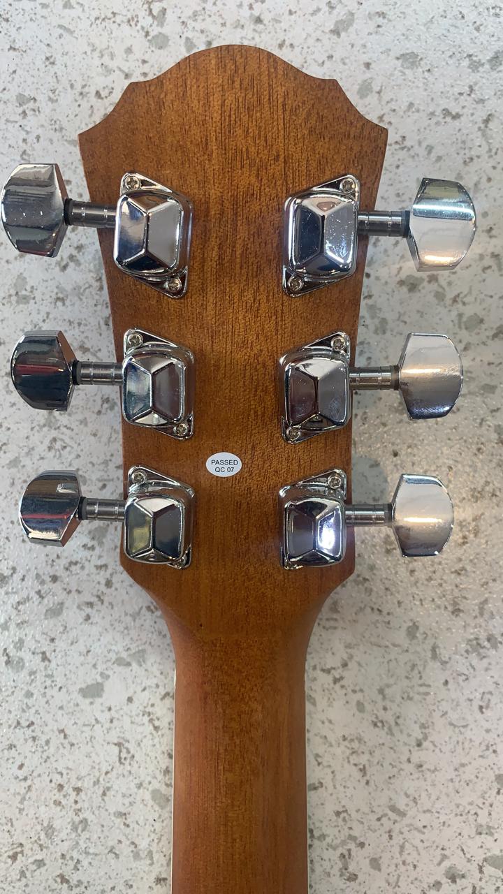 Guitarra Texana Electroacústica Segovia Con Resaque Natural Mate