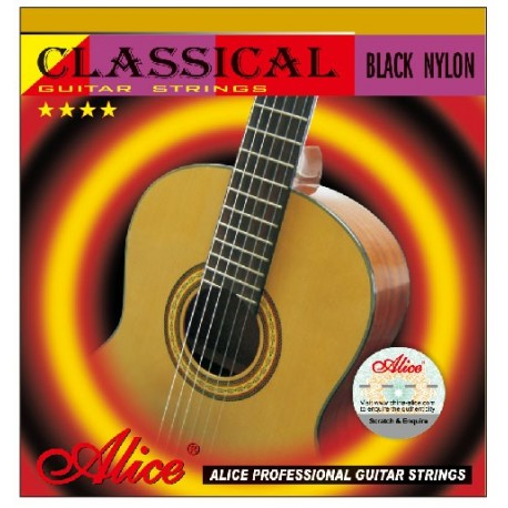 Cuerda Suelta 5a La Alice Guitarra Clásica Plateada Tensión Alta Paq 10