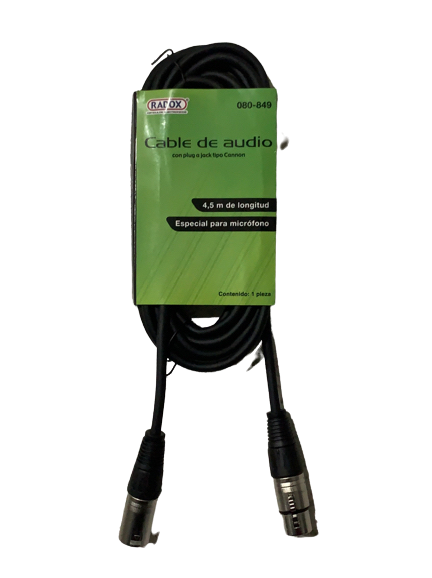 Cable para Microfono Xlr-xlr 4,5m