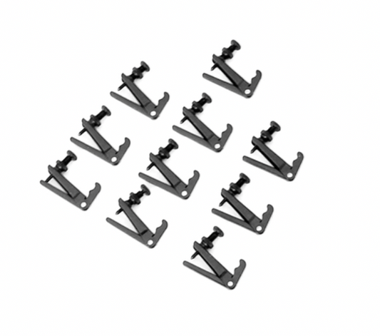 Afinador Wittner para Violin 4/4 y 3/4, Negro 10 Piezas.