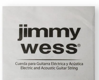 Paquete de Cuerdas Jimmy Wess Guitarra Acústica .028 Bronce Fosforado