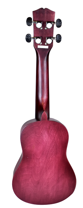 Ukulele Soprano Copacabana Linden Term Rojo con Funda ⌘ Cpuk057