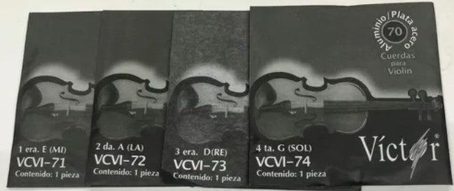 Cuerda Suelta Violín Victor 1a Acero