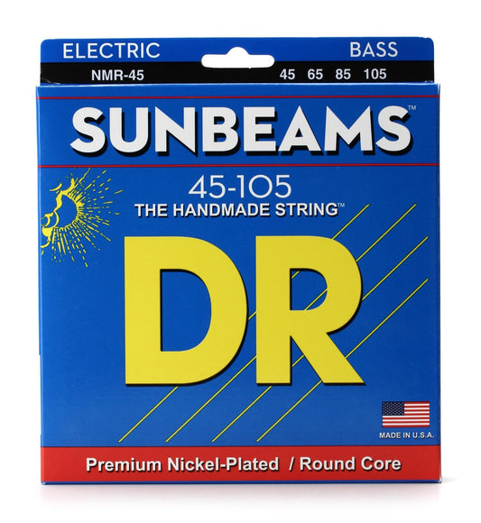 Juego de Cuerdas DR Sunbeam Bajo Eléctrico 4 Cuerdas .045-.105