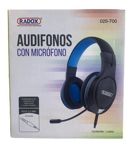 Audifonos con Microfono y Plug 3.5mm Tipo Gamer