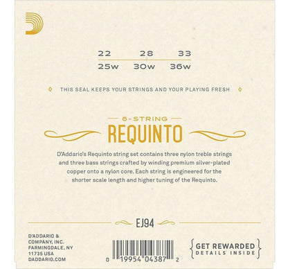 Encordadura D'Addario EJ94 Requinto