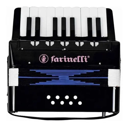 Acordeon Infantil de 17 Teclas para Niño Farinelli Negro