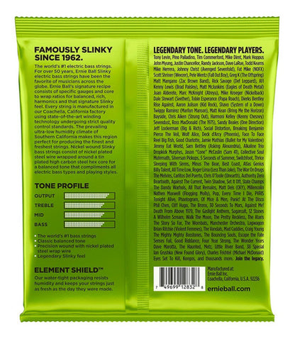 Encordadura Ernie Ball Regular Slinky Bajo Eléctrico 4 Cuerdas