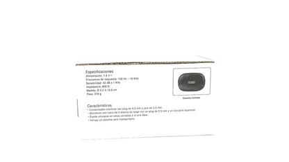 Micrófono Dinamico Unidireccional con Condensador Electronico de Solapa