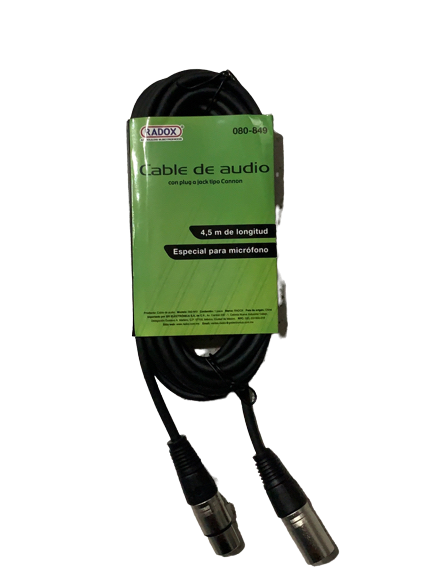 Cable para Microfono Xlr-xlr 4,5m