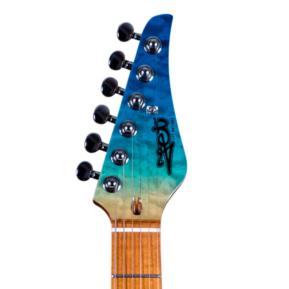 Guitarra Eléctrica Jet Guitars JS1000 Azul Transparente