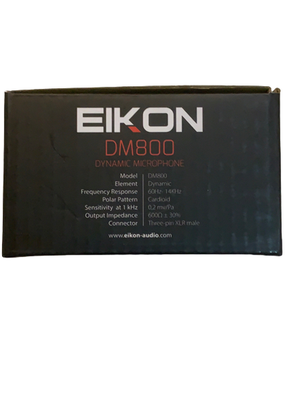 Microfono Dinamico Proel Dm800 Negro con Cable