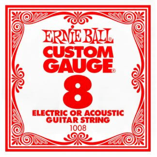 Paquete de Cuerdas Ernie Ball Custom Guitarra Eléctrica 1a Acero .008