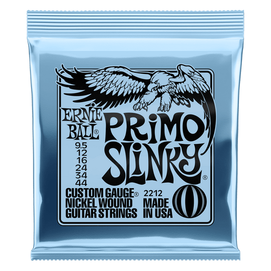 Encordadura Ernie Ball Primo Slinky Guitarra Eléctrica .0095-.044