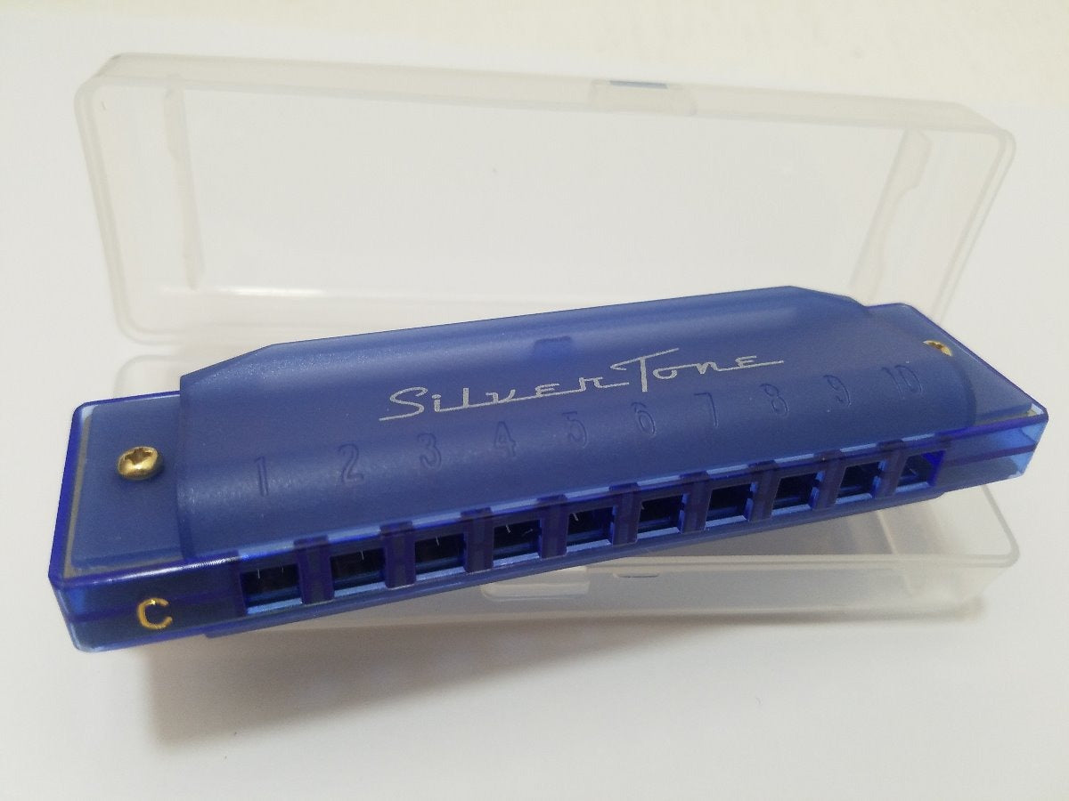 Armonica 20 Voces C/estuche Plastico Silvertone Slar004