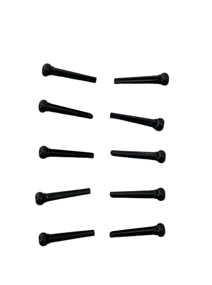 Juego de 6 Pivote para Guitarra Color Negro Alice