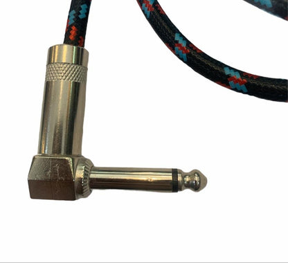 Cable Audio Planchado Plug 6,3 Mono "l" 3m
