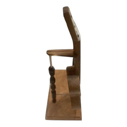 Adorno Guitarra Porta Pluma Artesanal Base Rectangular