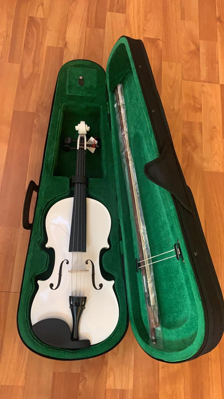 Violin Estudiante 4/4 Blanco Solid Spruce Amadeus Cellini