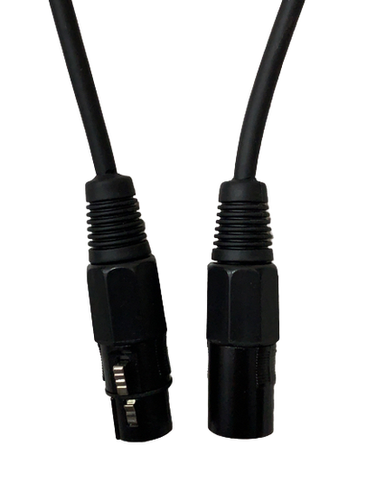 Cable para Microfono Xlr-xlr Plug Metalico Negro. 6m